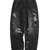 Jeans Straight SLY Dispatch Washed Black 20