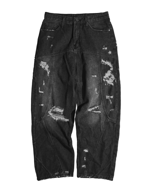 Jeans Straight SLY Dispatch Washed Black 1
