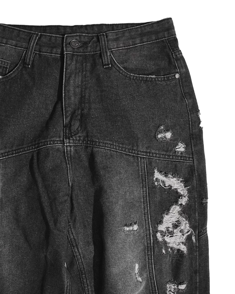 Jeans Straight SLY Dispatch Washed Black 16