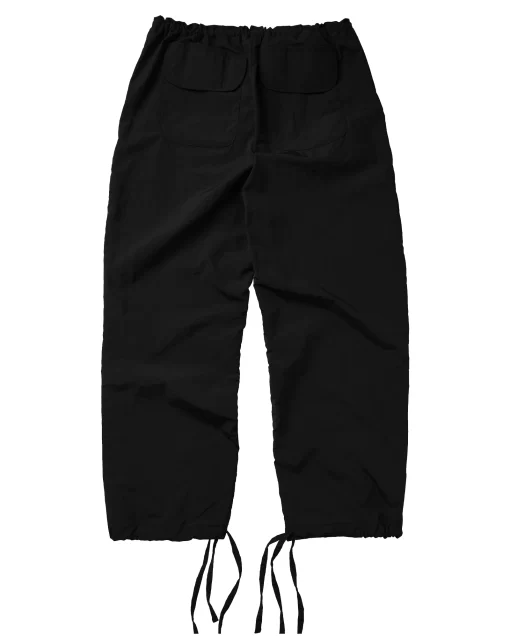 Black Drawstring Baggy Pants 2