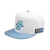 Blue White S Crews Fitted Hat 10