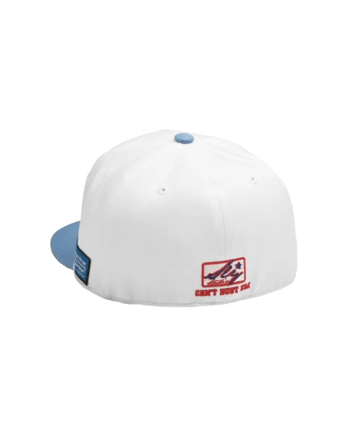 Blue White S Crews Fitted Hat 3