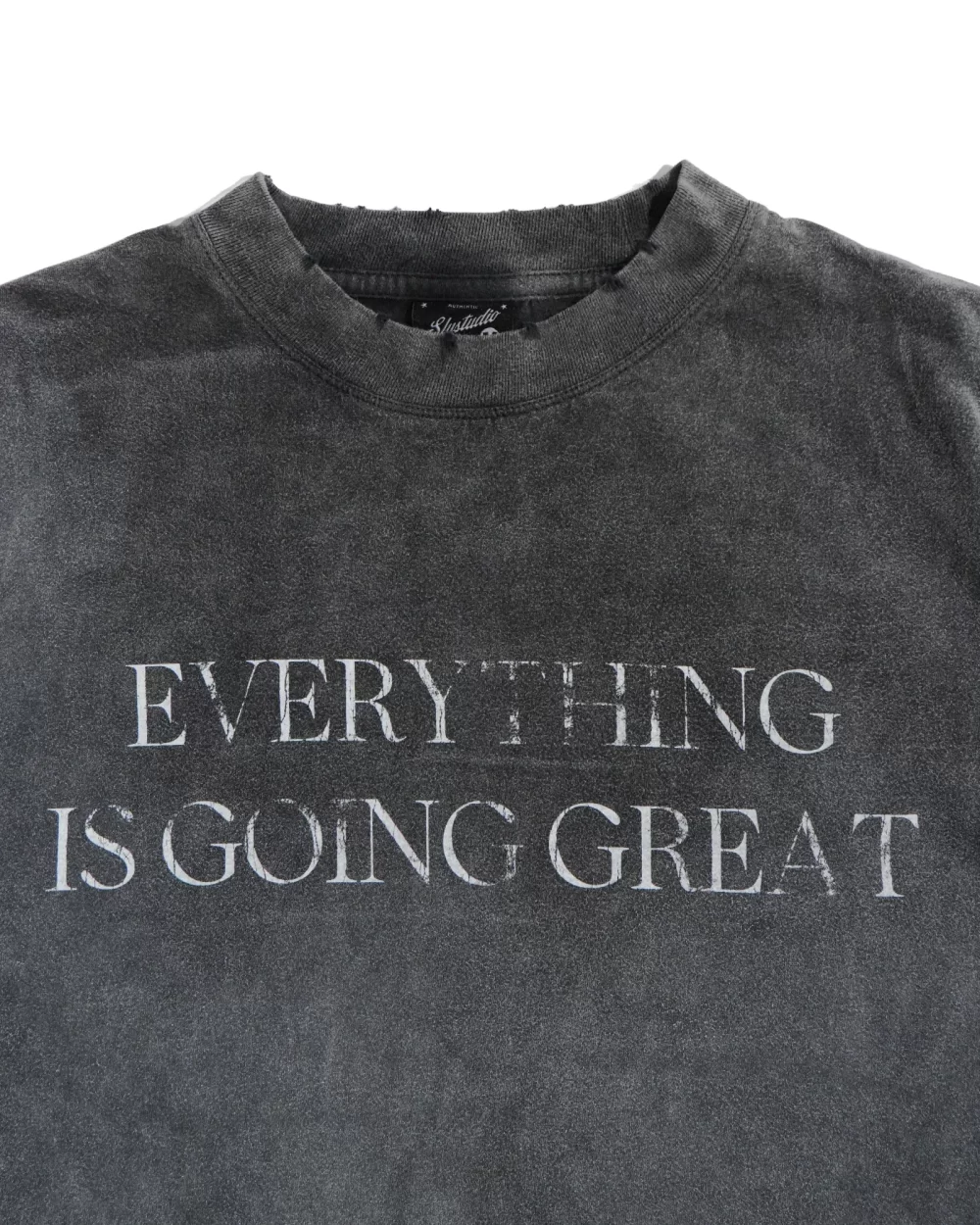 Oversize Tee Washed Going Great Grey 9