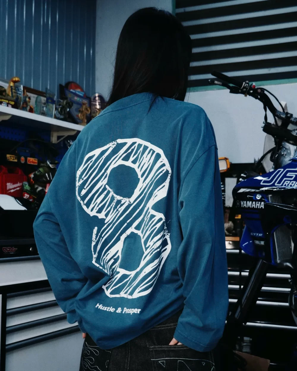 SLY Gr8 Longsleeve Boxy washed Blue 11