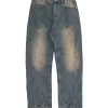 Washed Grey Straight Dispatch Jeans 12