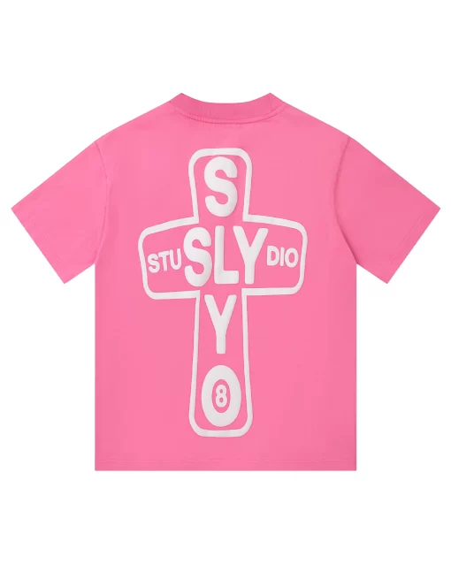 Washed Hot Pink Holy Cross Tee 2