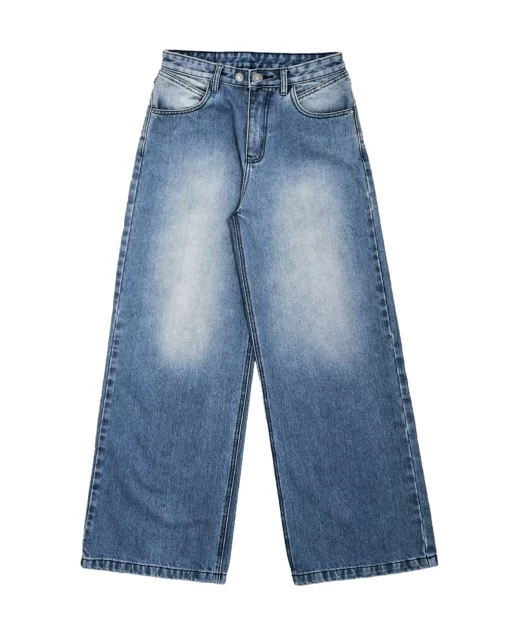 Blue Straight Women's Jeans 1