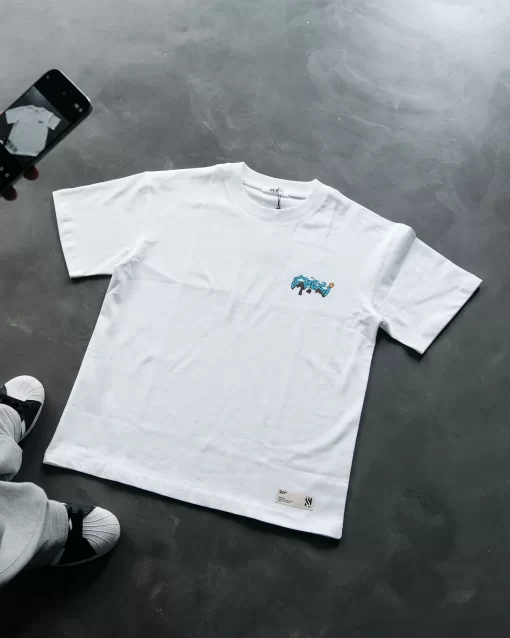 White Jimmy Solid Tee 5