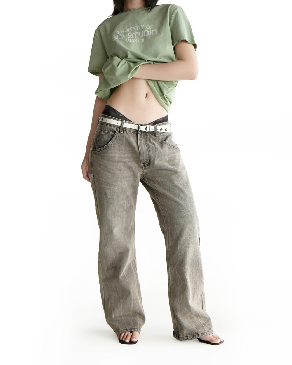 ASH Grey Regular Jeans 7