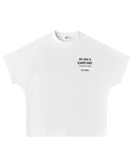 White MyMom Tee 1