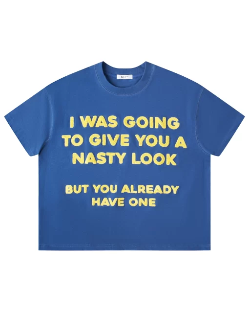 Blue Nasty Look Boxy Tee 1