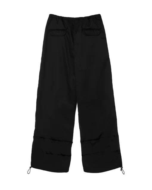 Black Kaki Parachute Pants 2