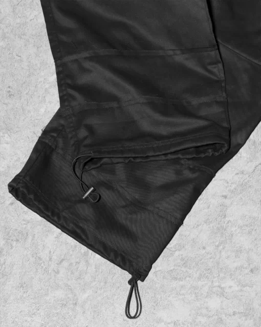 Black Kaki Parachute Pants 4