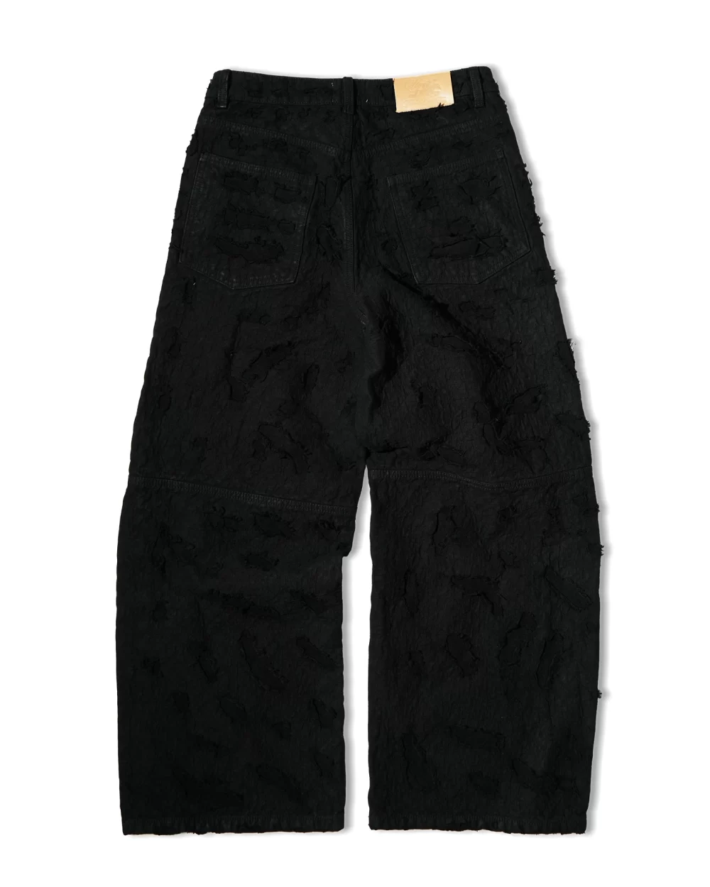 SLY Patchwork Destroy Denim Pants 10