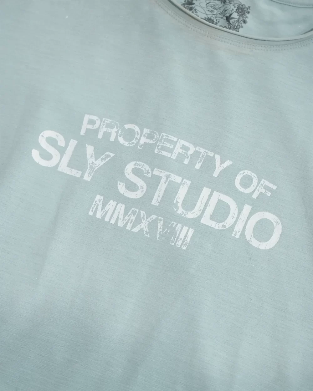 Fitted Tee Property Tinted Aqua 8