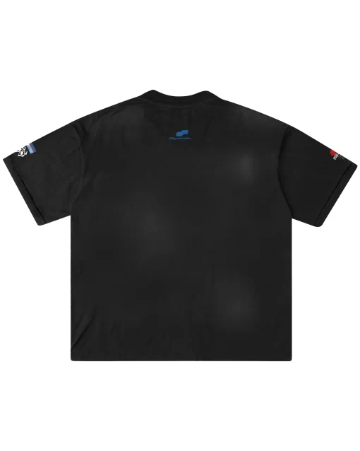 Washed Black Race Type Tee 2