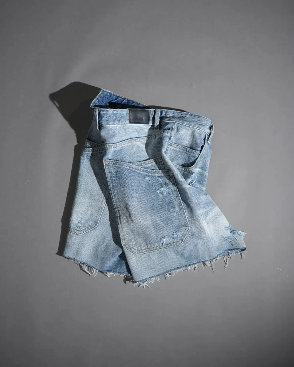 Blue Destroy Baggy Short 15