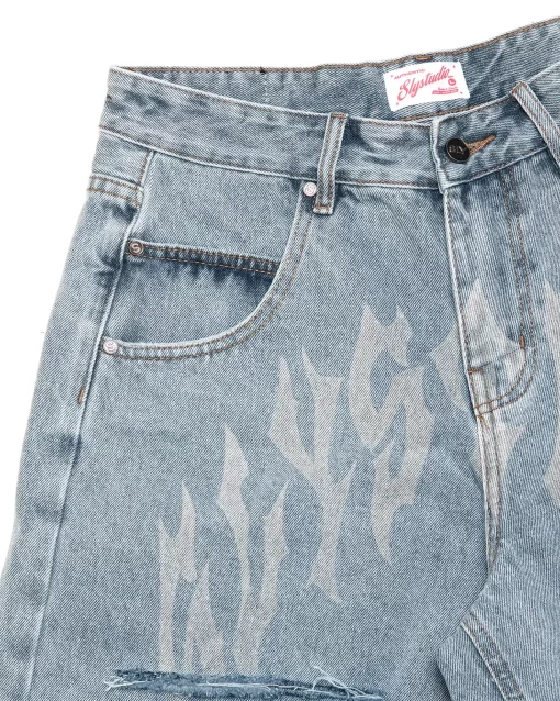 Blue Rampage Baggy Jeans Short 6