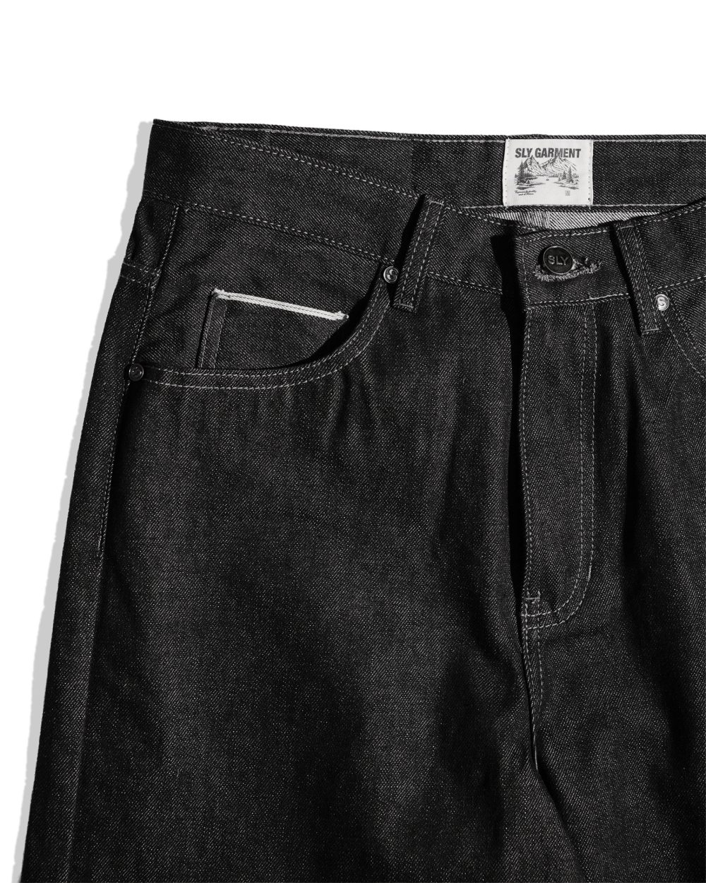 SLY Raw Denim Selvedge Pants 12