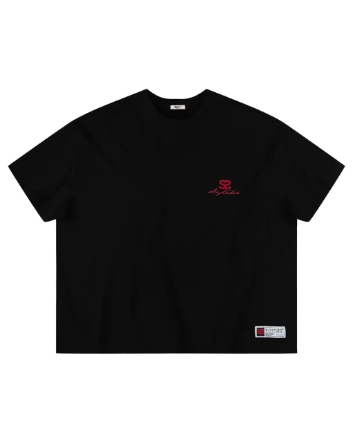 Black Big S2 Boxy Tee 1