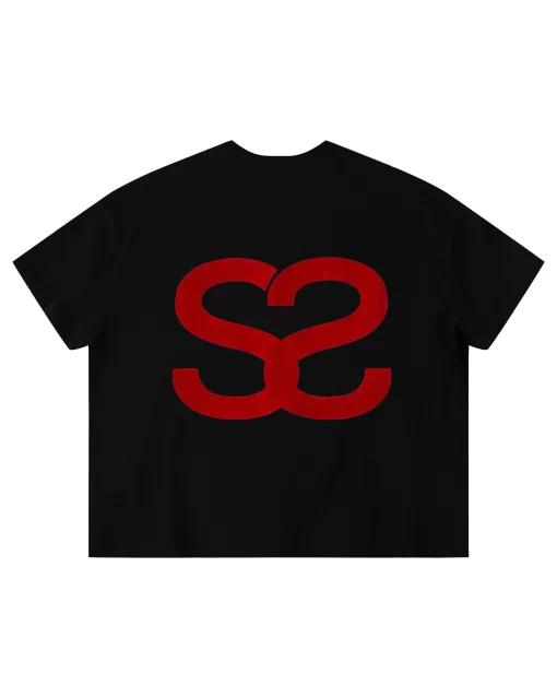 Black Big S2 Boxy Tee 2