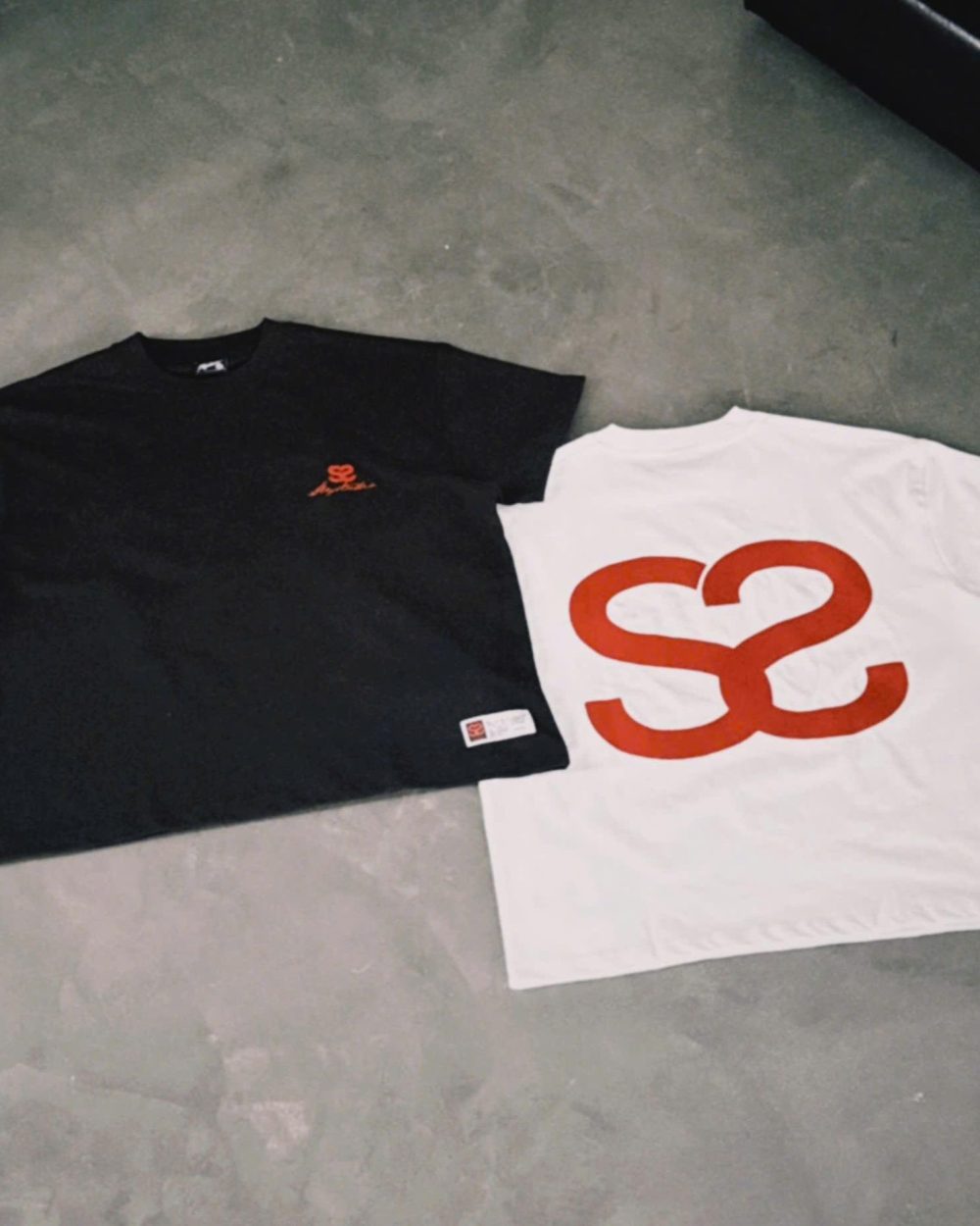 Black Big S2 Boxy Tee 8