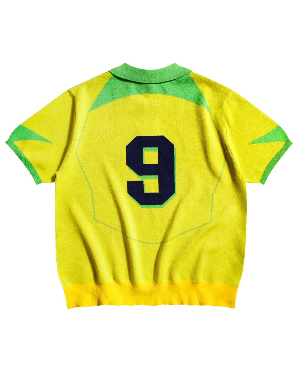 Yellow Selecao Football Knit Shirt 12