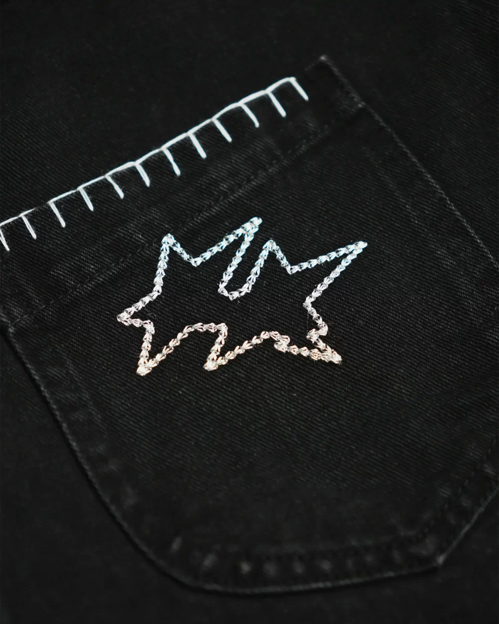 Black Shine Denim Washed Shirt 13