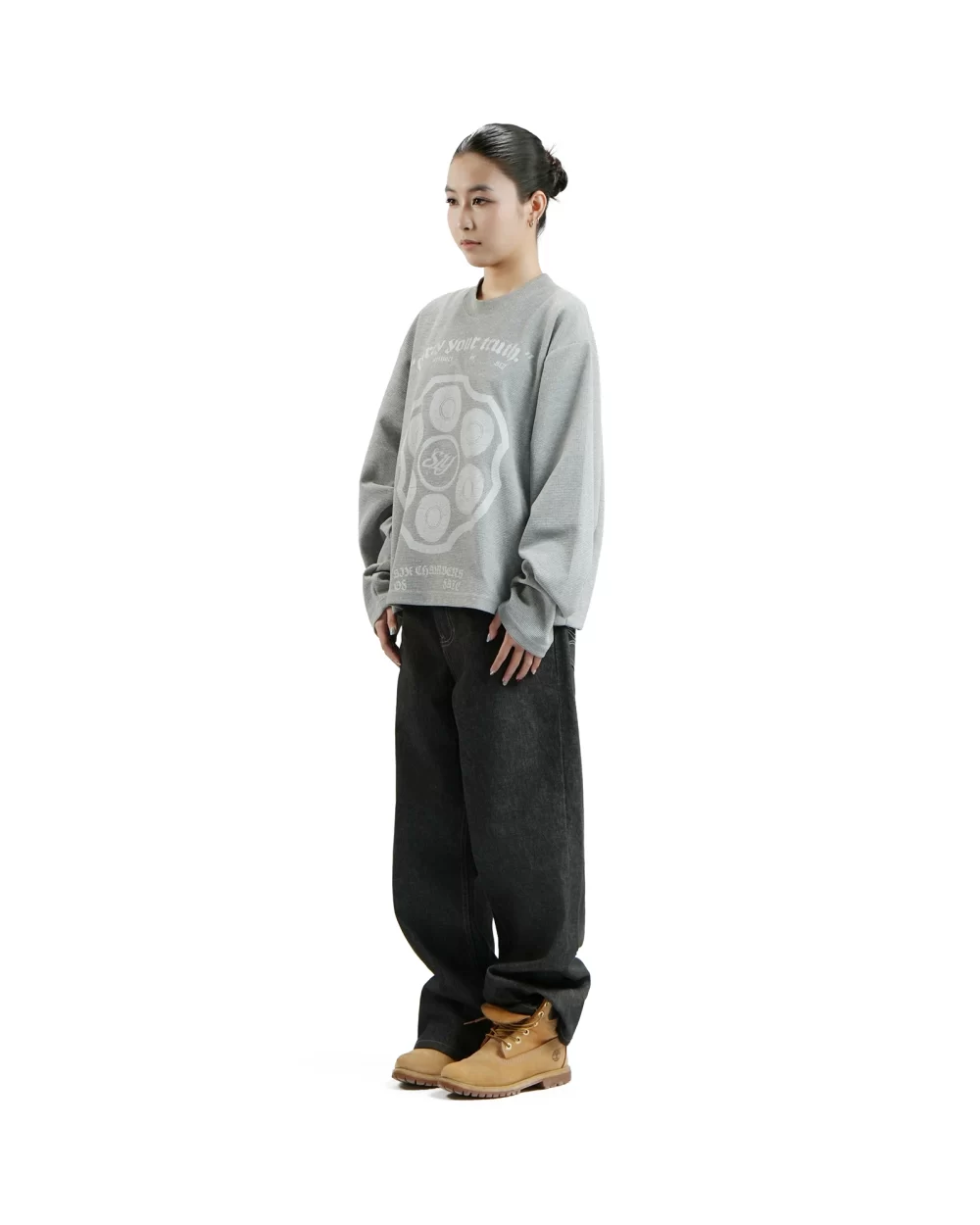 Longsleeve Waffle SIX CHAMBER GREY 18