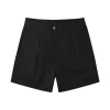 Black Kaki Skater Short 12