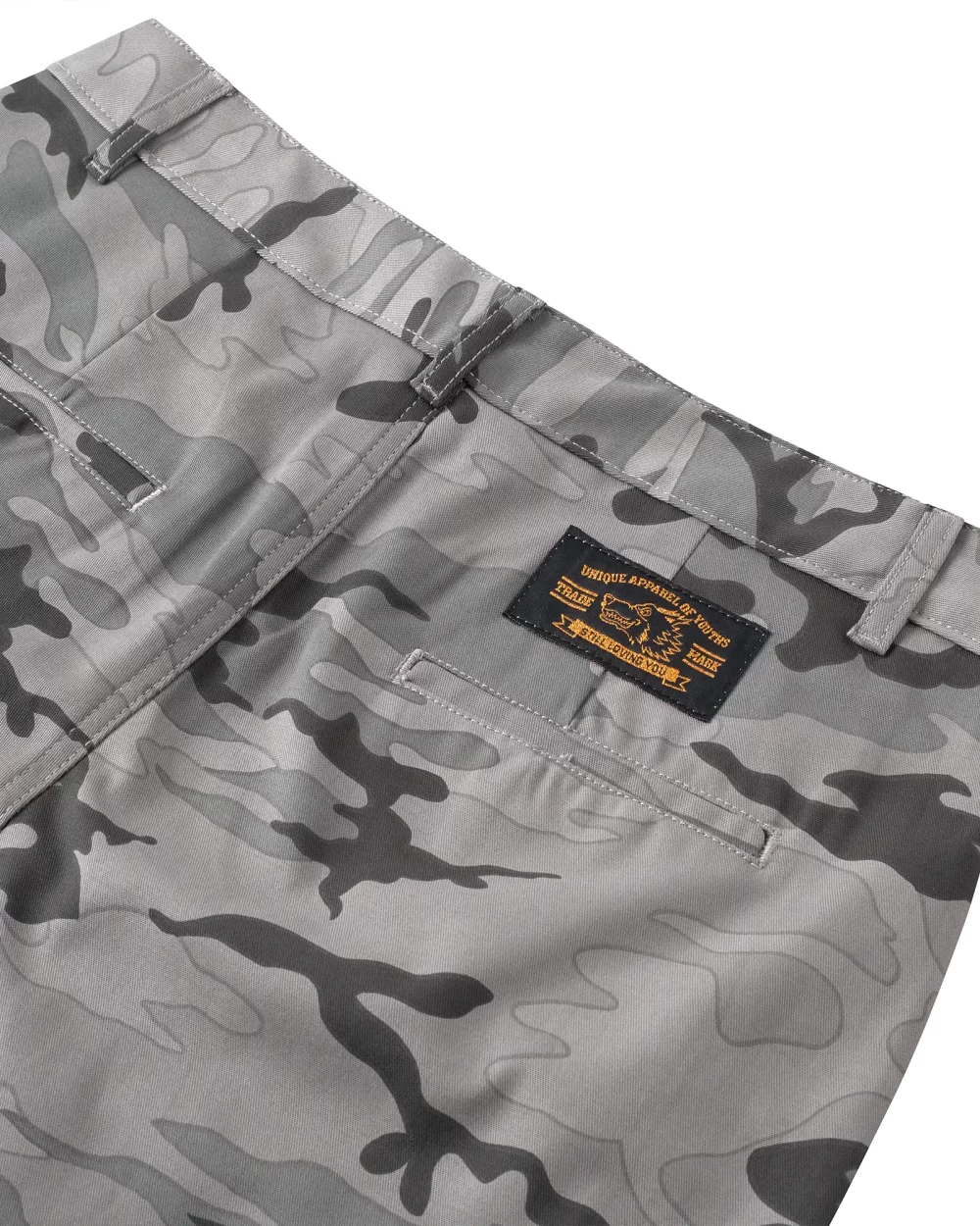 Grey Camo Kaki Skater Short 9