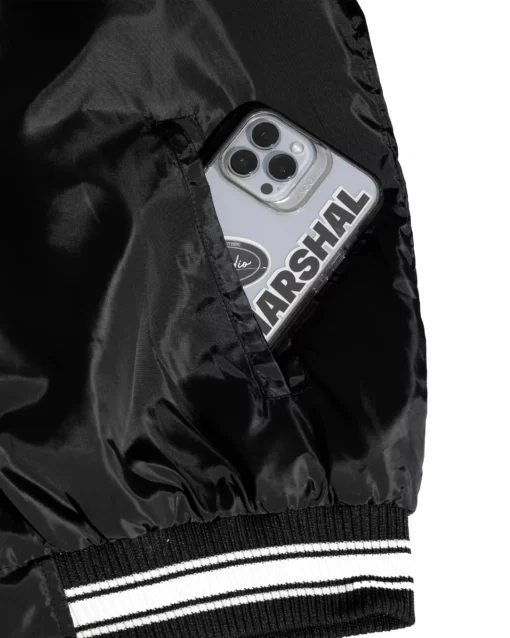 Black Solid Bomber 6