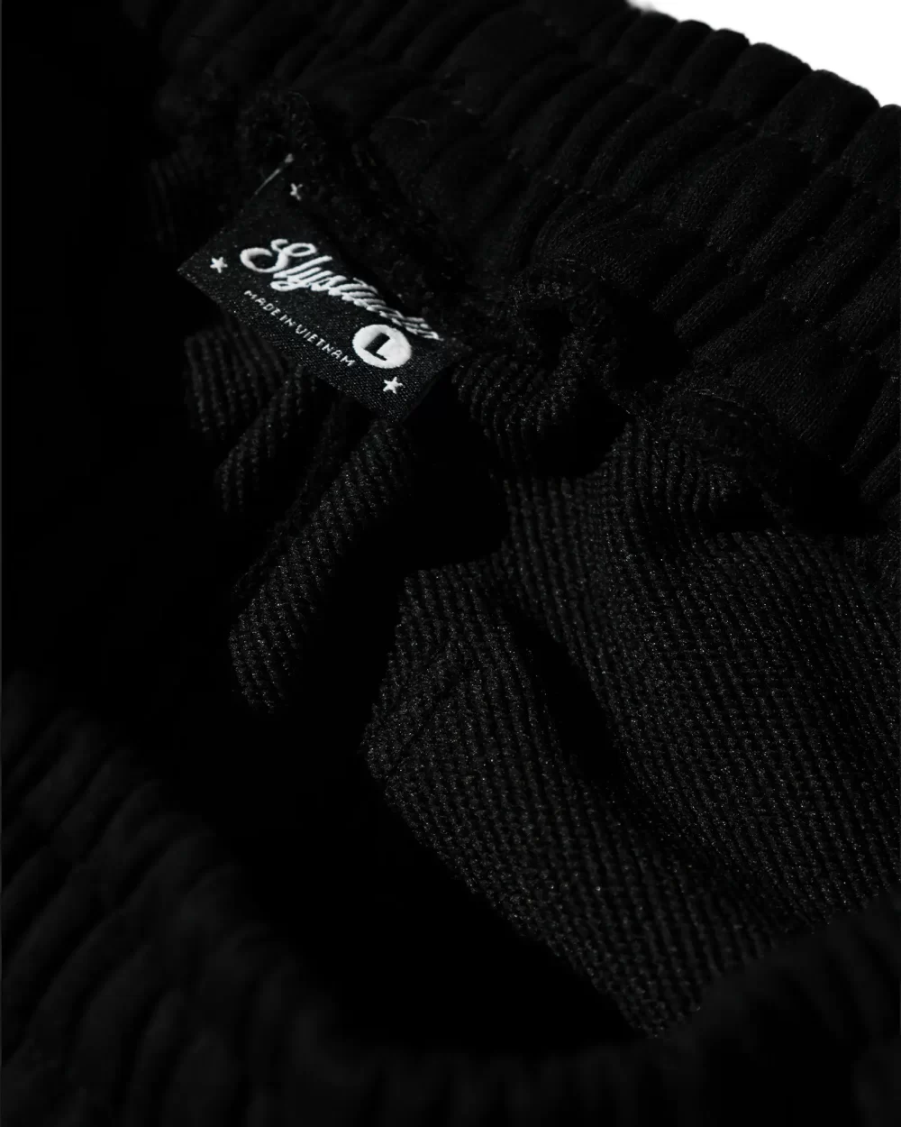 Black Solid Pants 14