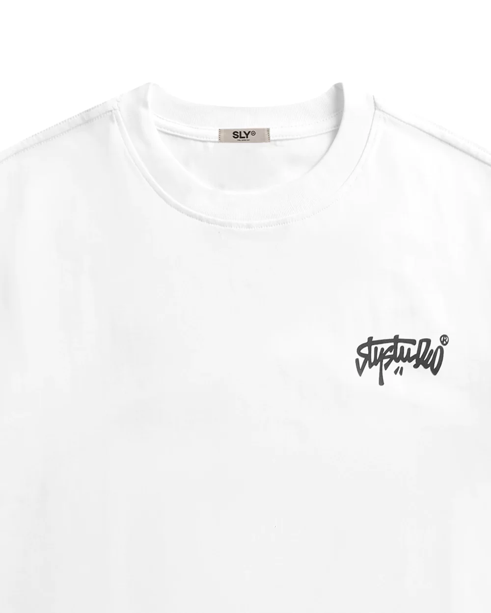 White Solid Tee 9