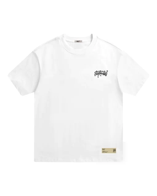 White Solid Tee 1