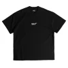 Black T-shirt Starburst washed 17