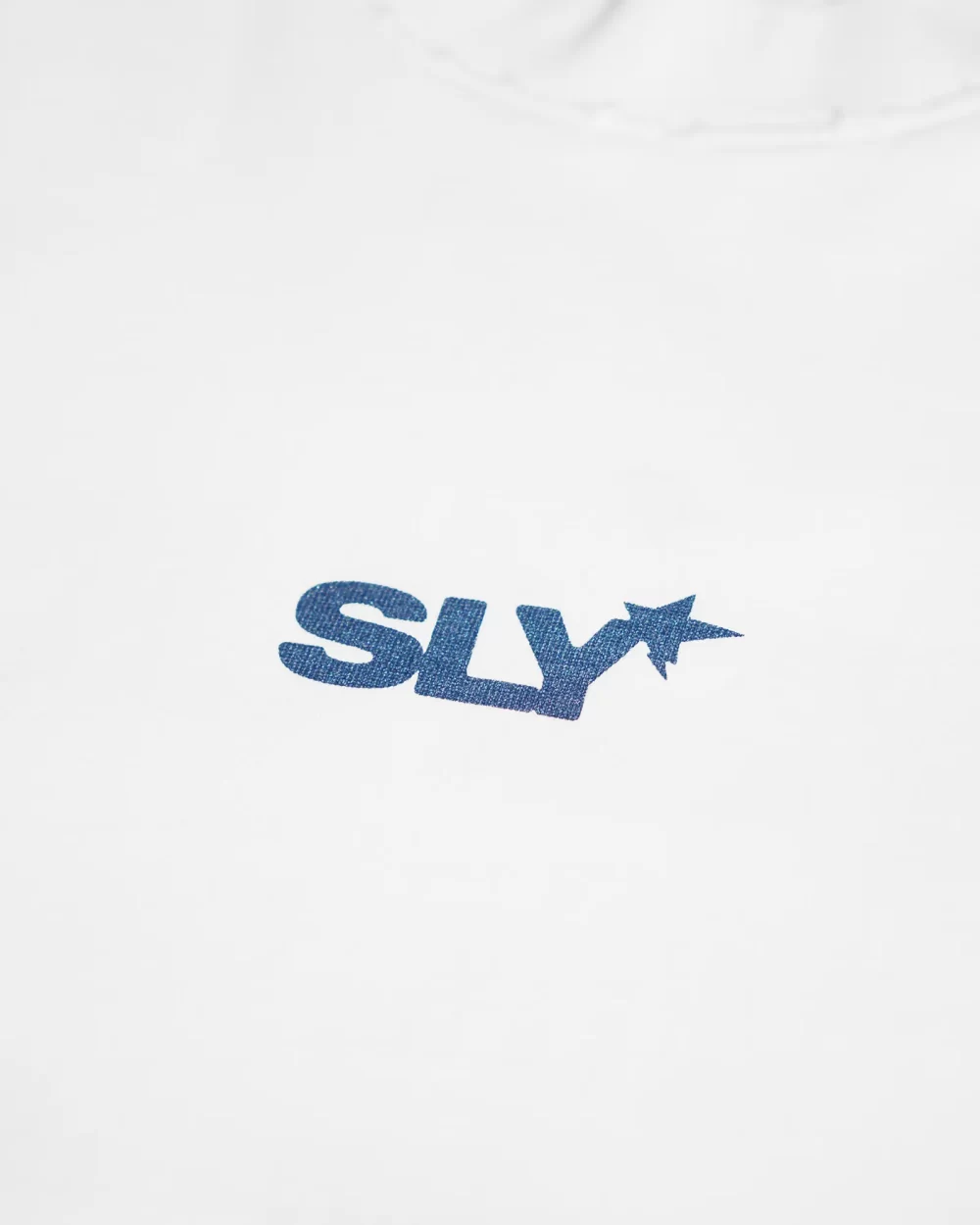 White T-shirt Starburst washed 15