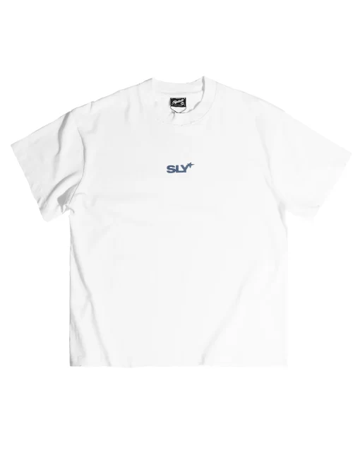 White T-shirt Starburst washed 1