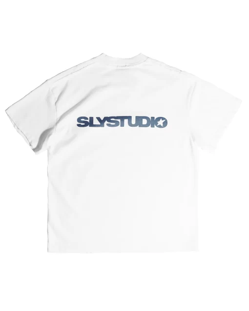 White T-shirt Starburst washed 2