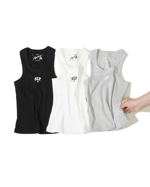 Black Ladies' Tank Top 6