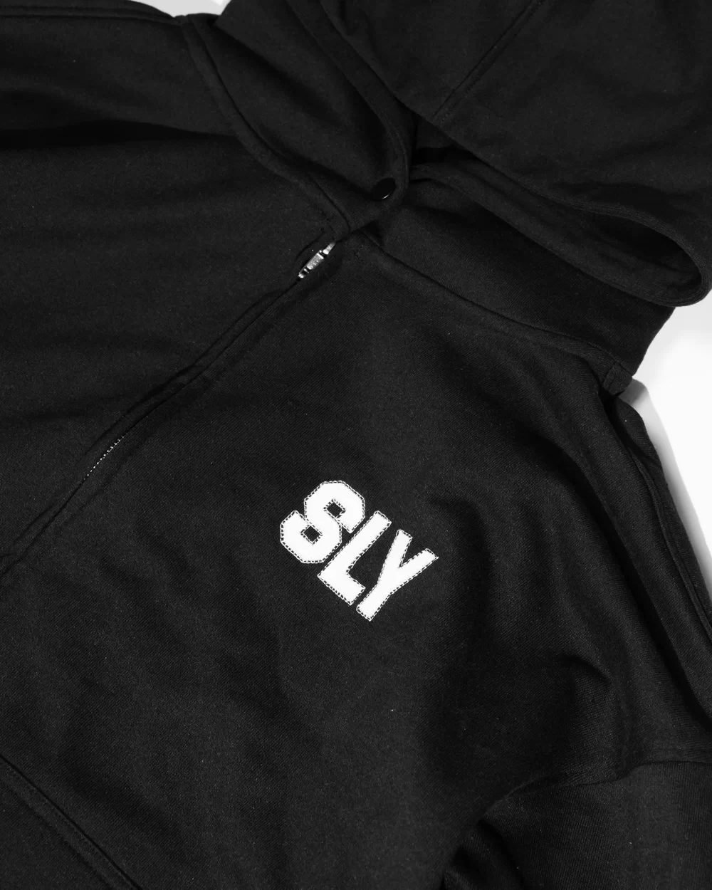 Hoodie Zip Theory Black 10