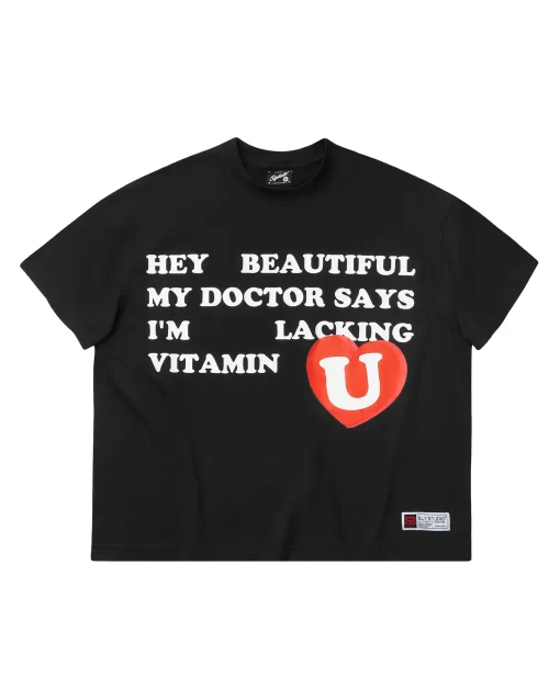 Black Vitamin U Boxy Tee 1