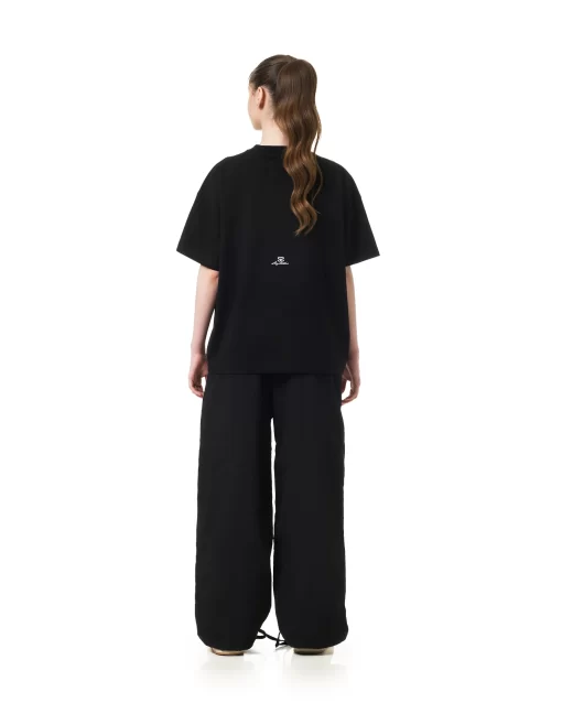 Black Drawstring Baggy Pants 4