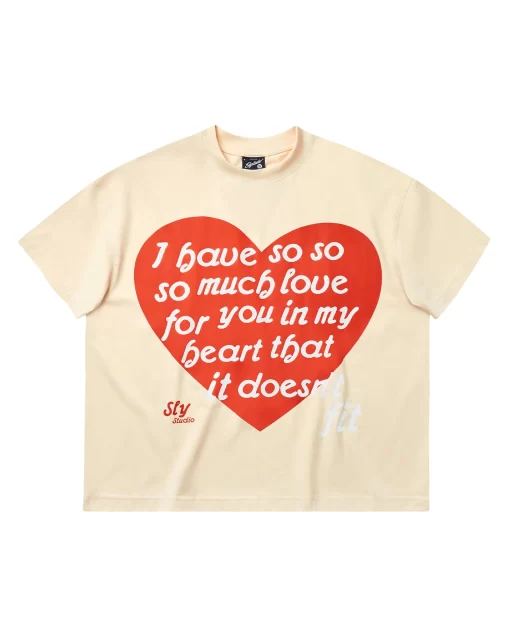 Cream Much Love Boxy Tee 1