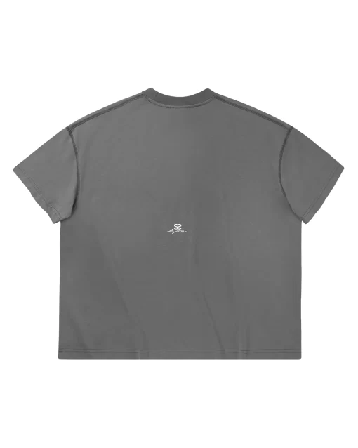 Grey 666 Boxy Tee 2