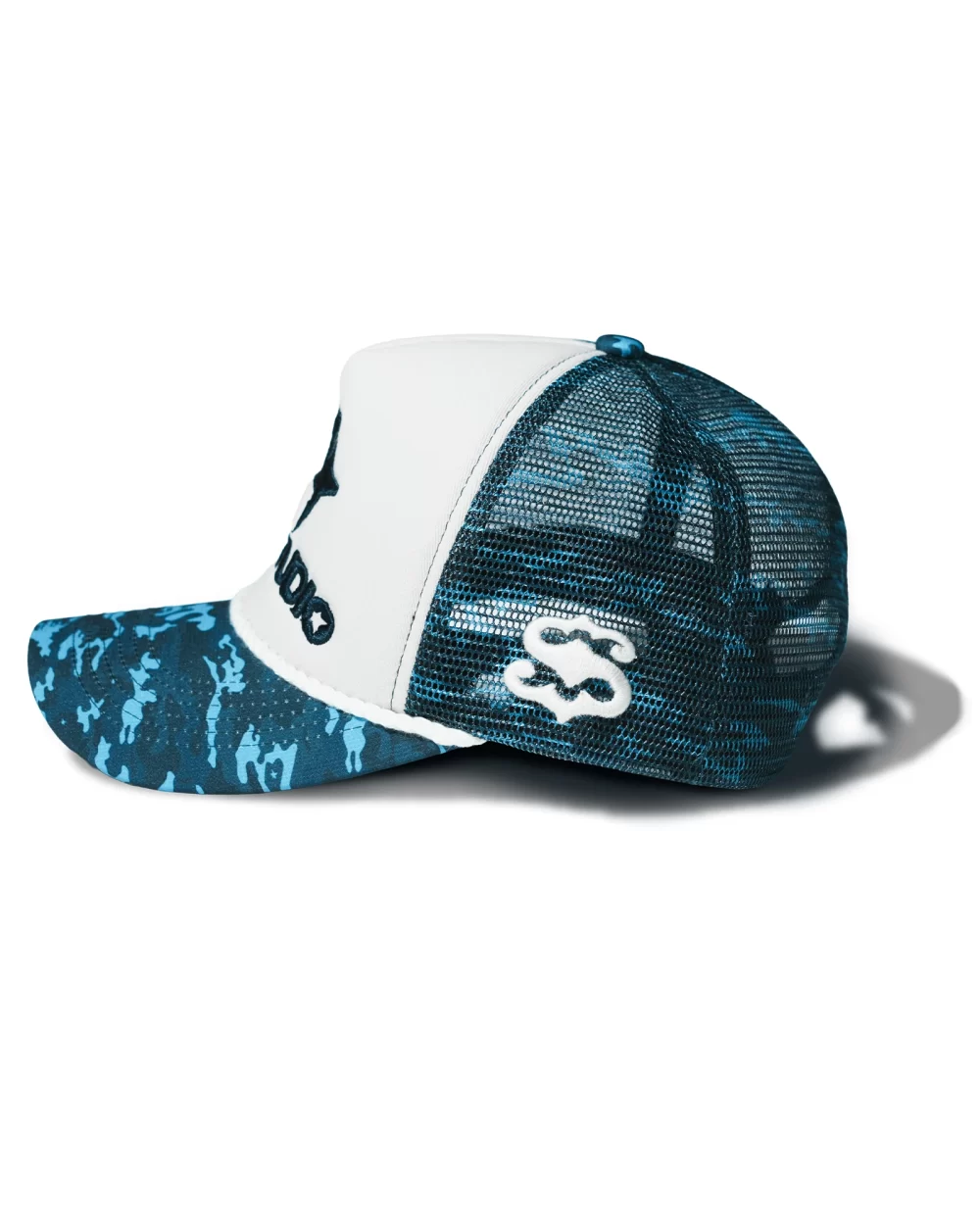 Twinstar Trucker Hat Camo Baby Blue 9