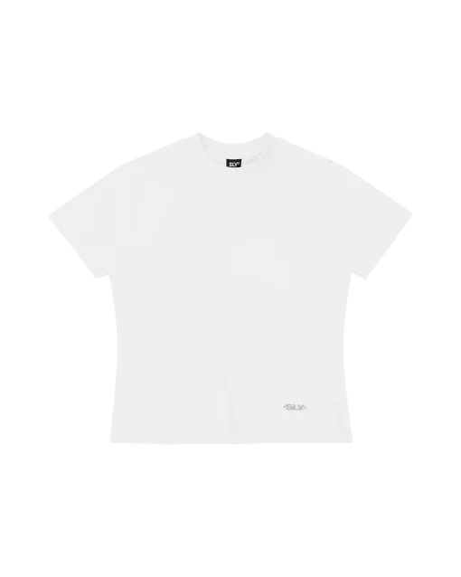 White Casual Baby Tee 1