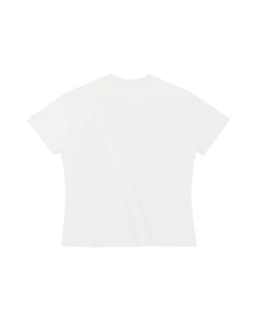 White Casual Baby Tee 3