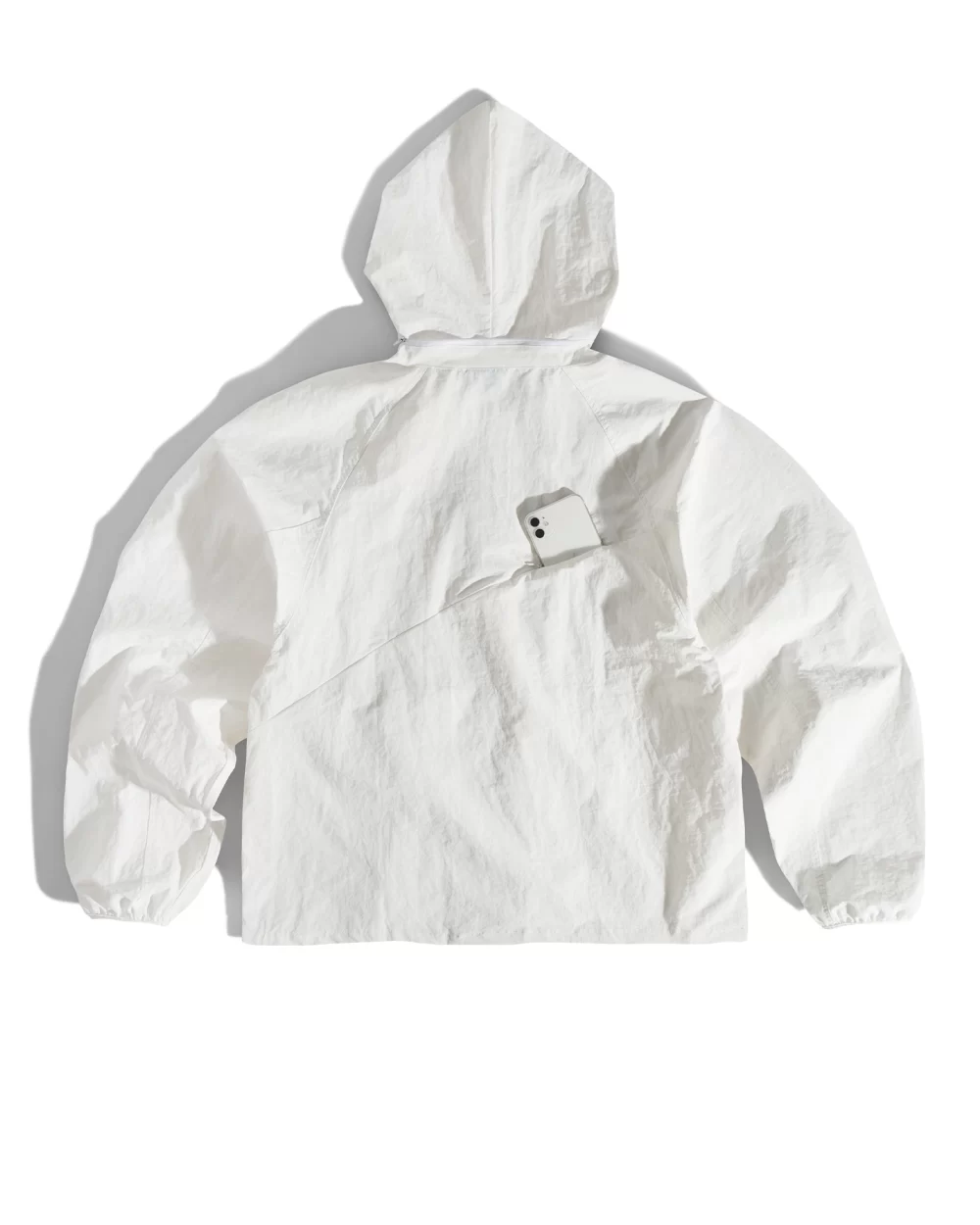 SLY Snail Jacket Wrinkled White 10