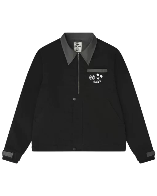 Black Kaki Worker Jacket 1